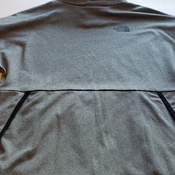 North Face Girl's Long Sleeve Gray Sweatshirt w/Pocket Size M (10/12) - Picture 8 of 13